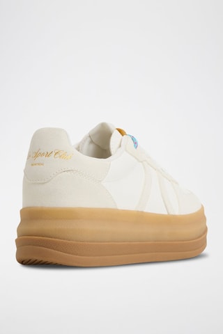 Sneakers platform Elabrintar - Bianco