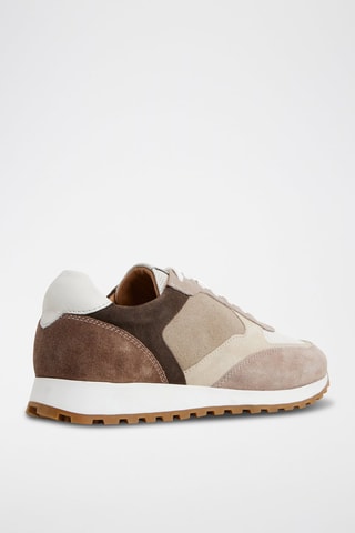Sneakers in pelle Gordo - Taupe