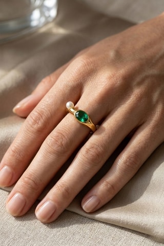 Anello - Placcato oro giallo