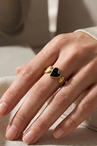 Anello - Placcato oro giallo