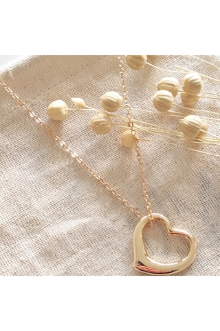 Ketting met Hanger - Messing Doublé Goud