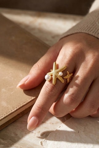 Anello - Placcato oro giallo