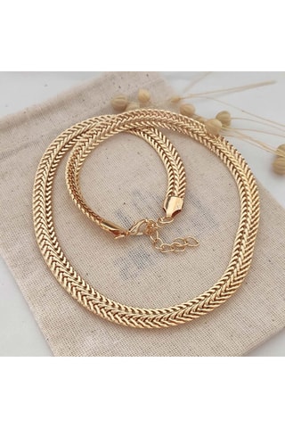 Choker - Verguld Messing met Fijn Goud 