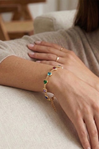 Armband - Doublé Geelgoud en Zirkonia’s