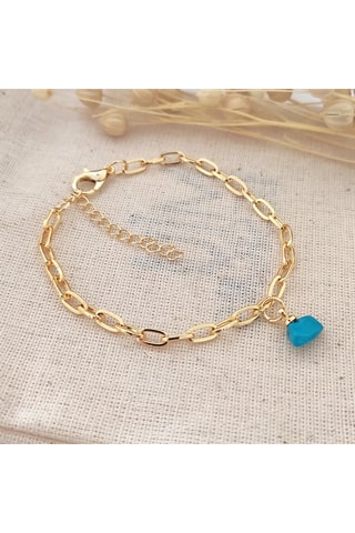 Armband - Verguld Messing met Fijn Goud & Glas
