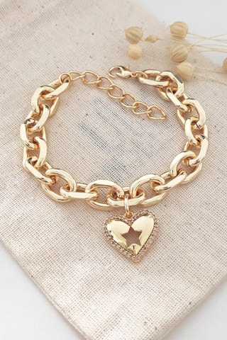Armband van Verguld Metaal Zirkonia’s