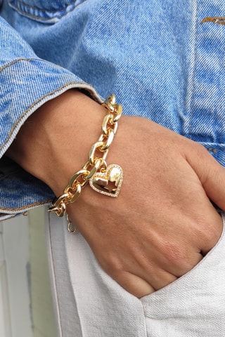 Armband van Verguld Metaal Zirkonia’s