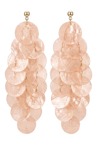 Oorbellen - Roze en Goudkleurig