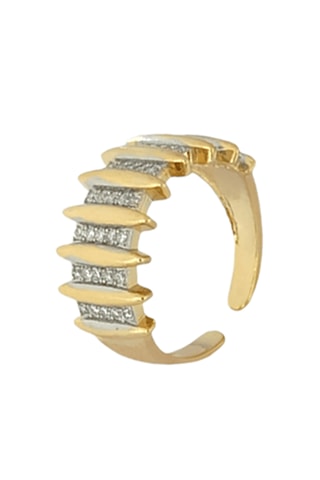 Ring - Doublé Geelgoud en Zirkonia’s