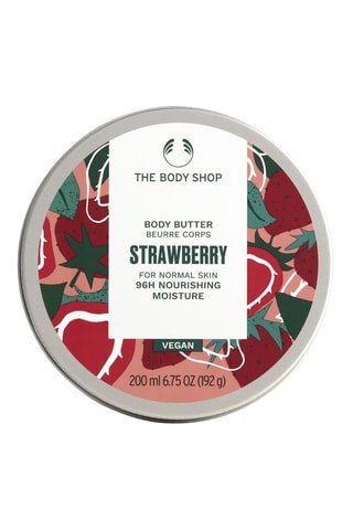 Hydraterende bodybutter - strawberry- Normale huid 200 ml