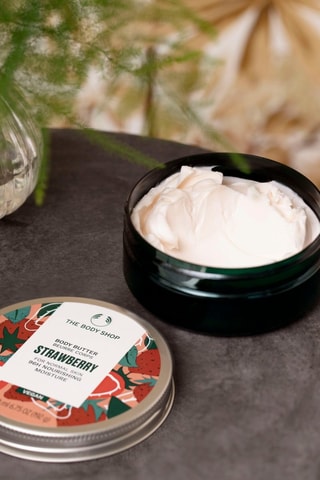 Hydraterende bodybutter - strawberry- Normale huid 200 ml