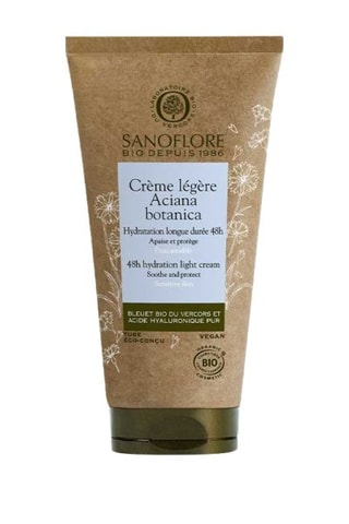 Crème visage et contour yeux 48 h vegane bio Crème légère Aciana Botanica - Peaux normales à mixtes - 50 ml