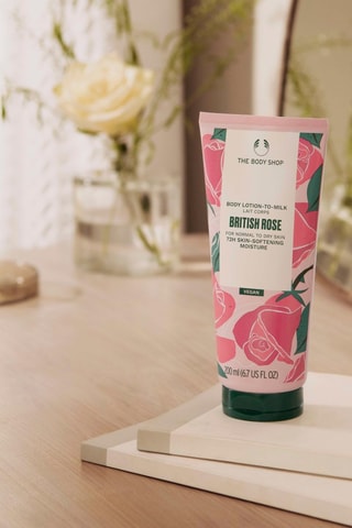 Hydraterende bodylotion British Rose Geschikt voor de normale tot droge huid- 200 ml
