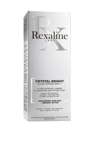 Fluide matifiant lumière crystal bright SPF50 - Peaux mixtes à grasses - 30 ml
