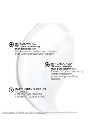 Fluide matifiant lumière crystal bright SPF50 - Peaux mixtes à grasses - 30 ml