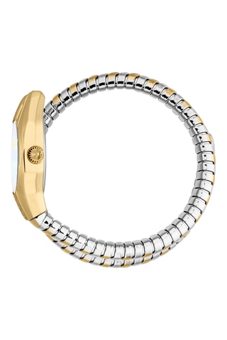 Stalen Quartz Horloge - Zilverkleurig en Goudkleurig