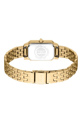 Stalen Quartz Horloge - Goudkleurig en Groen