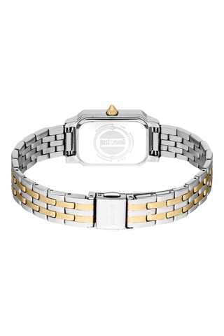 Stalen Quartz Horloge - Zilverkleurig en Goudkleurig