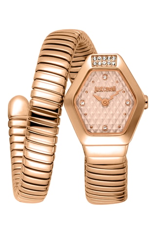 Stalen Quartz Horloge - Goudkleurig