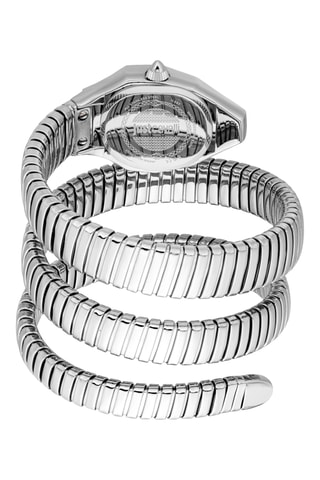 Leren Quartz Horloge - Zilverkleurig en Zwart