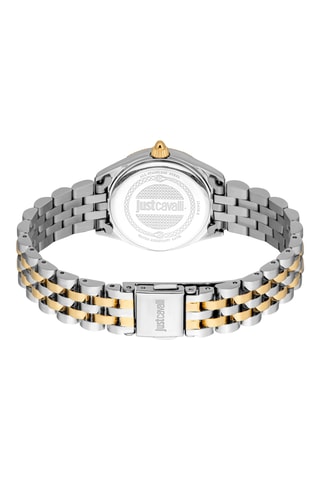 Stalen Quartz Horloge - Zilverkleurig en Goudkleurig