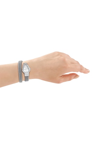 Stalen Quartz Horloge - Zilverkleurig