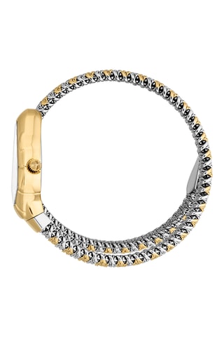 Stalen Quartz Horloge - Zilverkleurig en Goudkleurig