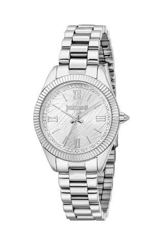 Stalen Quartz Horloge - Zilverkleurig