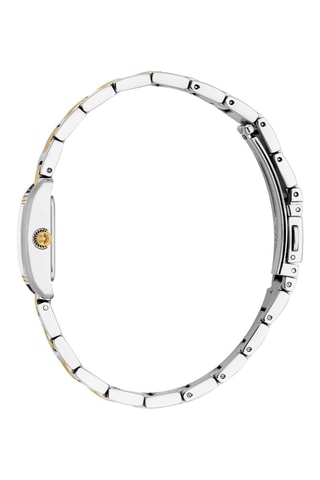 Stalen Quartz Horloge - Zilverkleurig en Goudkleurig