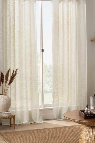 Rideau Nemo - Beige - 140 x 280 cm