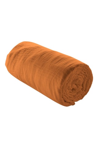 Lençol-capa Angelia - Caramelo - 140 x 190 cm