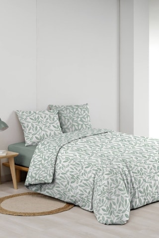 Conjunto de edredão reversível Sequoia - Verde