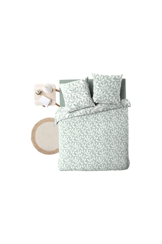 Conjunto de edredão reversível Sequoia - Verde