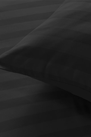 Parure de couette Cleo Microfibre Unie - Noir - 240 x 220 cm