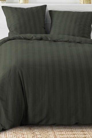 Parure de couette Cleo Microfibre Unie - Kaki