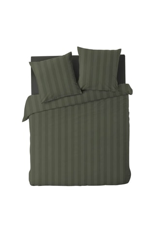 Parure de couette Cleo Microfibre Unie - Kaki