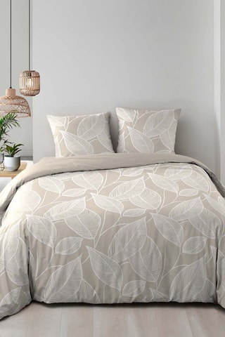 Parure de couette  en coton  57 fils/cm² - Naturel