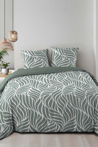 Conjunto de edredão em algodão 57 fios/cm² - Sálvia
