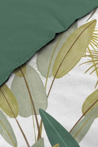 Conjunto de edredão em algodão 42 fios/cm² reversível Otika - Verde