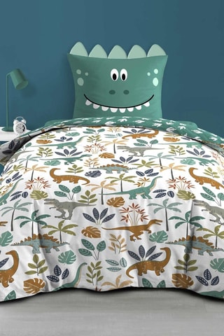 Parure de couette en coton 42 fils/cm² Dina 2 - Vert