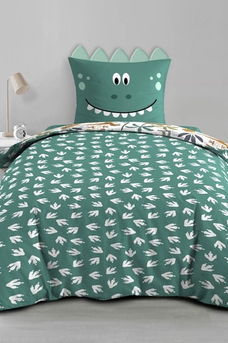 Parure de couette en coton 42 fils/cm² Dina 2 - Vert