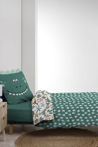 Parure de couette en coton 42 fils/cm² Dina 2 - Vert