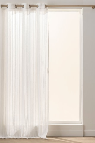 Voilage Zaho - Blanc - 140 x 260 cm