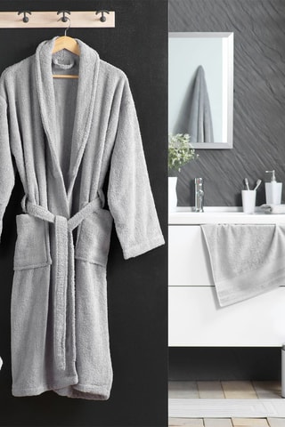 Peignoir Tendresse - Gris perle