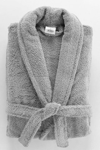 Peignoir Tendresse - Gris perle