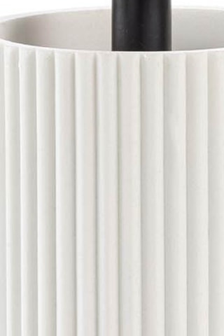 Brosse WC Niagara - Blanc et naturel