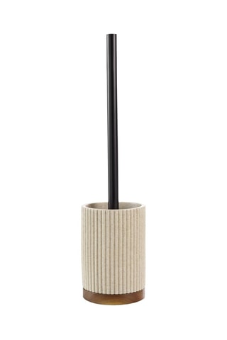 Brosse WC Niagara - Beige et naturel