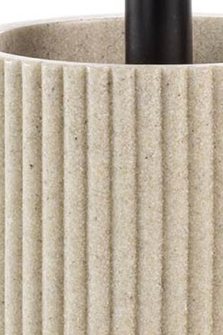 Brosse WC Niagara - Beige et naturel