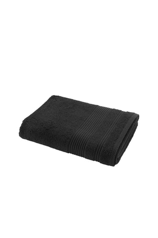 Drap de douche Tendresse - Noir - 70 x 130 cm