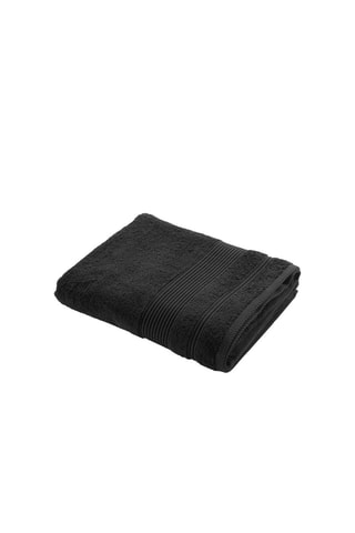 Drap de bain Tendresse - Noir - 90 x 150 cm